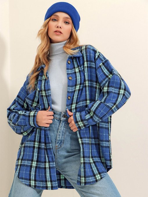 Рубашка Trend Alacati Stili модель ALC-X7264/SAKS Фото