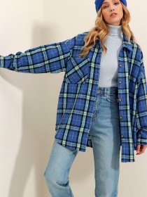 Рубашка повседневная Trend Alacati Stili модель ALC-X7264/SAKS Фото