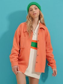 Сорочка Trend Alacati Stili Модель ALC-X7264/TURUNCU Фото