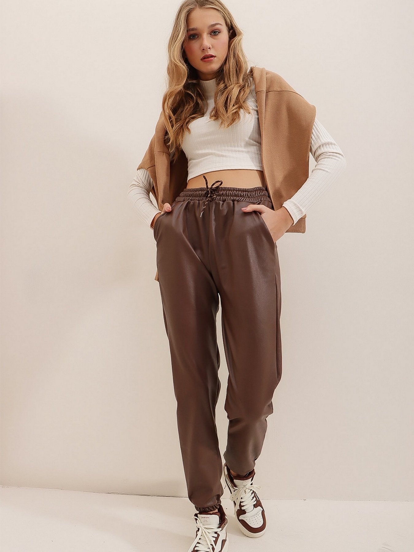 Джогери Trend Alacati Stili Модель ALC-X7329/CIKOLATA Фото