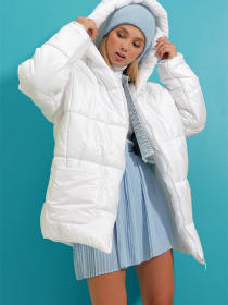 Зимняя куртка Trend Alacati Stili модель ALC-X7365/BEYAZ Фото