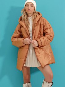 Зимова куртка Trend Alacati Stili Модель ALC-X7365/CAMEL Фото