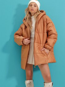 Зимова куртка Trend Alacati Stili модель ALC-X7365/CAMEL Фото