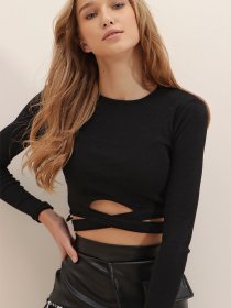 Топ Trend Alacati Stili модель ALC-X7424/SIYAH Фото