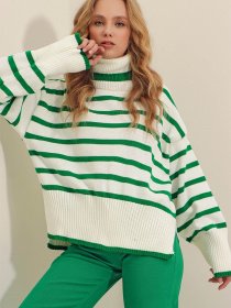 Свитер Trend Alacati Stili модель ALC-X7436/YESIL Фото