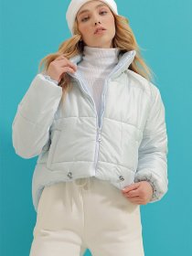 Демісезонна куртка Trend Alacati Stili модель ALC-X7684/ACIK MAVI Фото