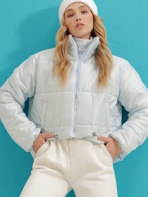 Демісезонна куртка Trend Alacati Stili Модель ALC-X7684/ACIK MAVI Фото