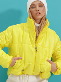 Демисезонная куртка Trend Alacati Stili модель ALC-X7684/ACIK SARI Фото