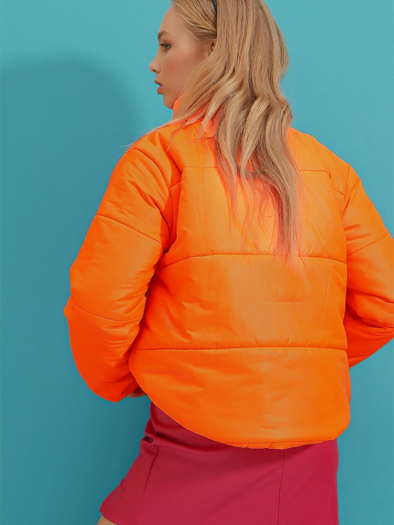 Демісезонна куртка Trend Alacati Stili модель ALC-X7684/ACIK TURUNCU Фото