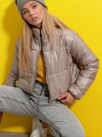 Демісезонна куртка Trend Alacati Stili Модель ALC-X7684/GRI Фото