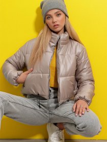 Демисезонная куртка Trend Alacati Stili модель ALC-X7684/GRI Фото