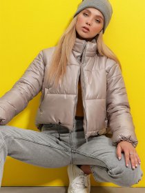 Куртки и дубленки Trend Alacati Stili модель ALC-X7684/GRI Куртки и дубленки Trend Alacati Stili модель ALC-X7684/GRI Фото