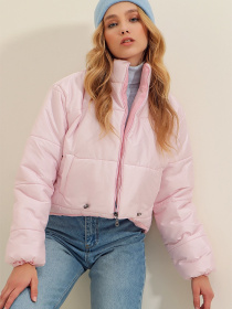 Демісезонна куртка Trend Alacati Stili Модель ALC-X7684/PEMBE Фото