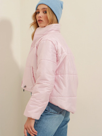 Демісезонна куртка Trend Alacati Stili модель ALC-X7684/PEMBE Фото