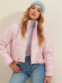 Демісезонна куртка Trend Alacati Stili модель ALC-X7684/PEMBE Фото