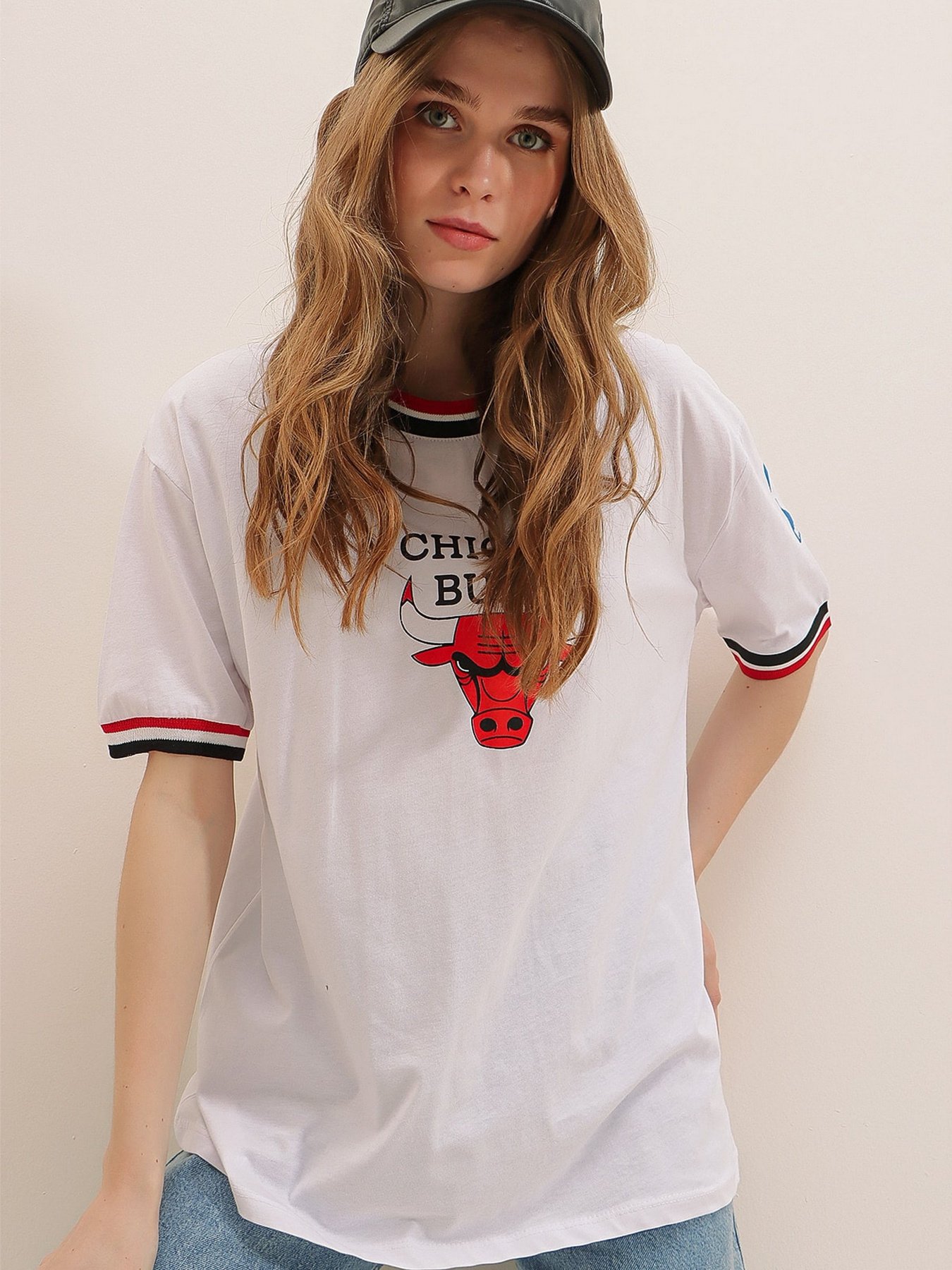 Футболка Trend Alacati Stili модель ALC-X7739/BEYAZ Футболка Trend Alacati Stili модель ALC-X7739/BEYAZ Фото