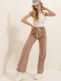 Брюки повседневные Trend Alacati Stili модель ALC-X7957/BISKUVI Фото