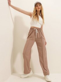 Брюки повседневные Trend Alacati Stili модель ALC-X7957/BISKUVI Фото