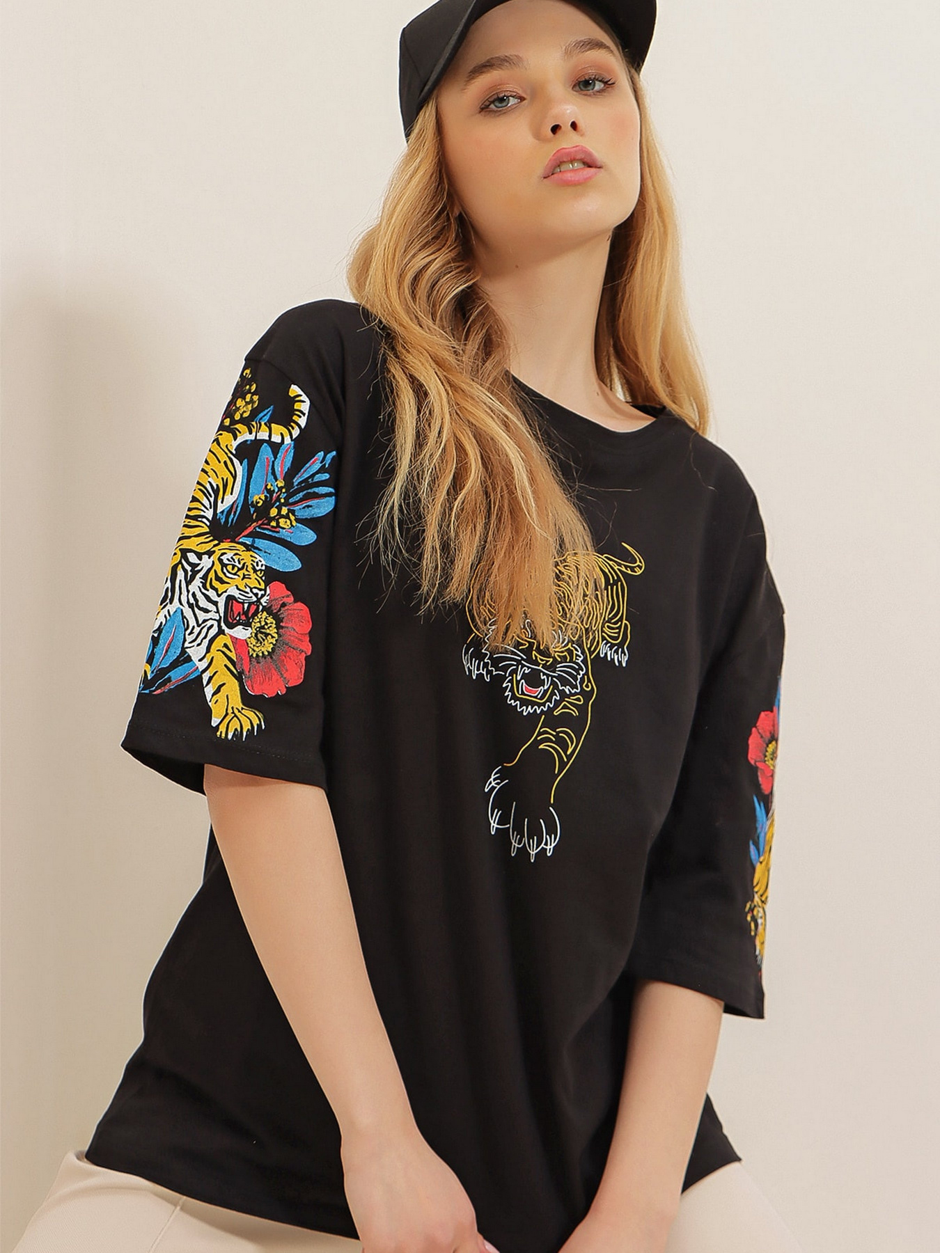 Футболка Trend Alacati Stili модель ALC-X7980/SIYAH Фото