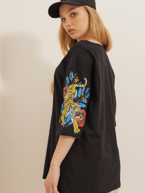 Футболка Trend Alacati Stili модель ALC-X7980/SIYAH Фото