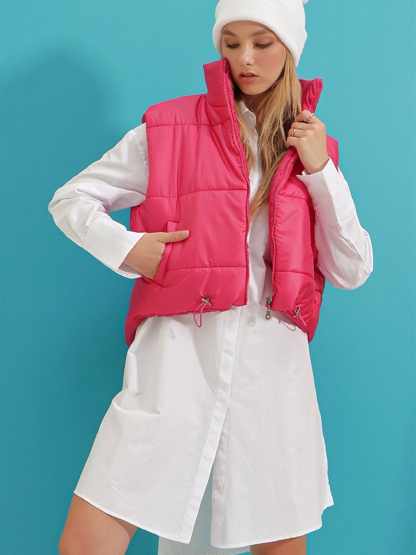 Жилет з утеплювачем Trend Alacati Stili Модель ALC-X7994/FUSYA Фото