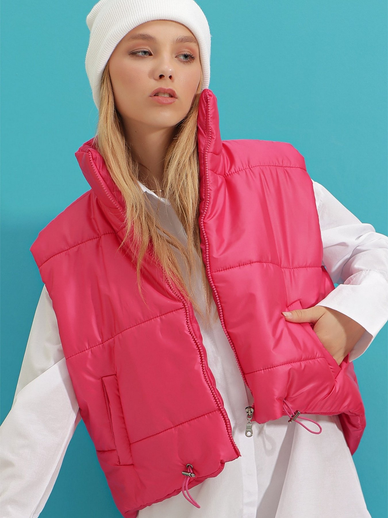 Утеплений жилет Trend Alacati Stili модель ALC-X7994/FUSYA Фото