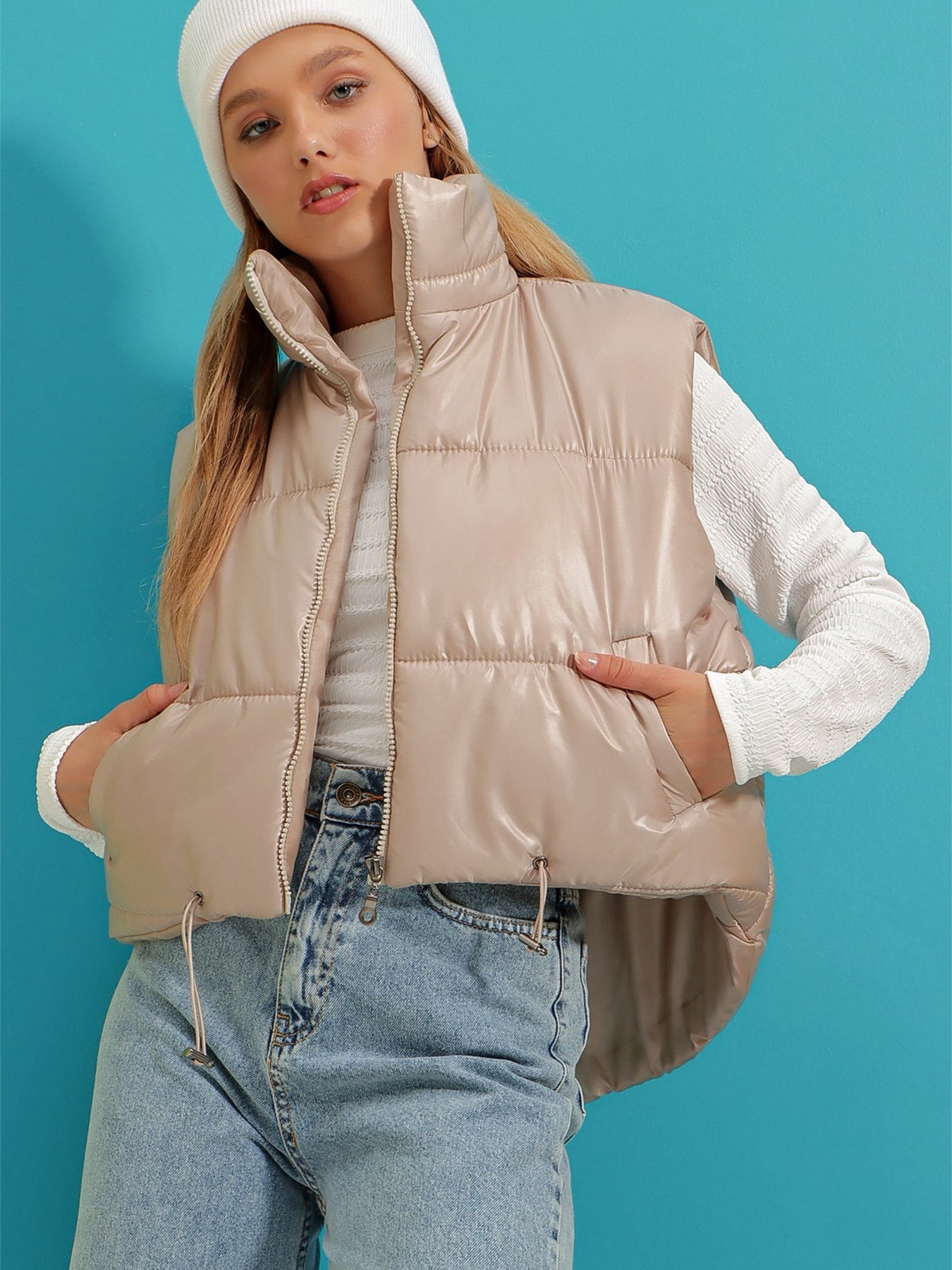 Утеплений жилет Trend Alacati Stili модель ALC-X7994/TAS Утеплений жилет Trend Alacati Stili модель ALC-X7994/TAS Фото