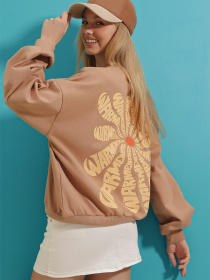 Світшот Trend Alacati Stili модель ALC-X8964/BISKUVI Фото