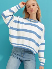 Джемпер Trend Alacati Stili модель ALC-X9277/MAVI Фото