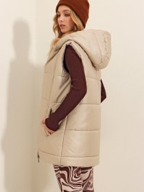 Жилет с утеплителем Trend Alacati Stili модель ALC-X9455/BEJ Фото