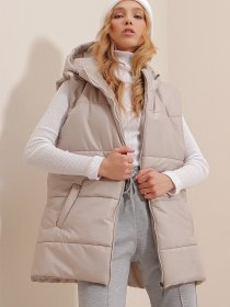 Жилет с утеплителем Trend Alacati Stili модель ALC-X9455/GRI Фото