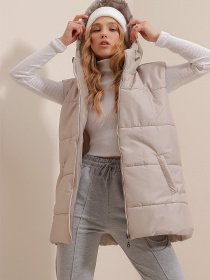 Жилет с утеплителем Trend Alacati Stili модель ALC-X9455/GRI Фото