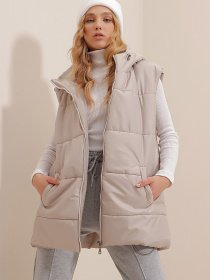 Утеплений жилет Trend Alacati Stili модель ALC-X9455/GRI Фото