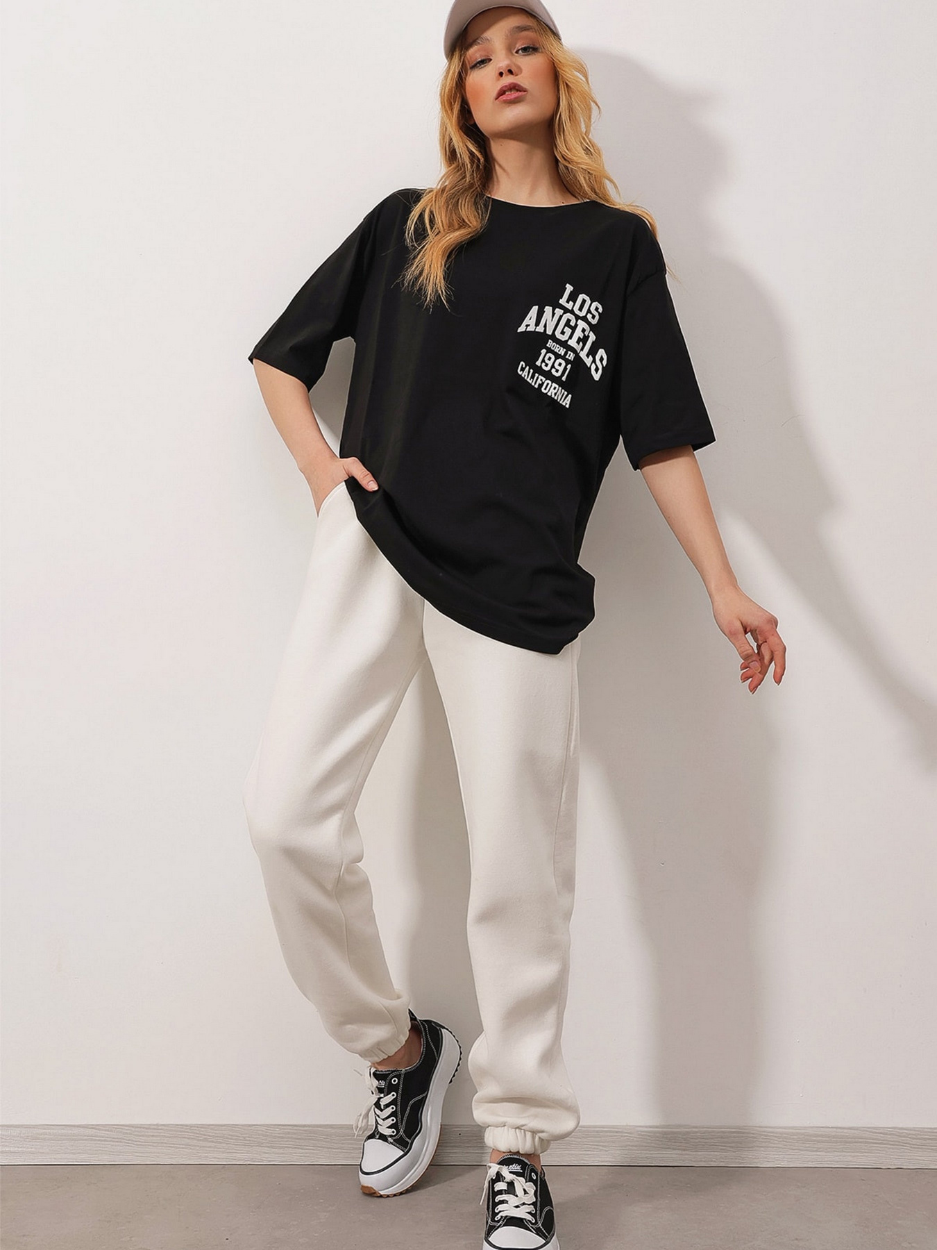 Футболка Trend Alacati Stili модель ALC-X9560/SIYAH Фото