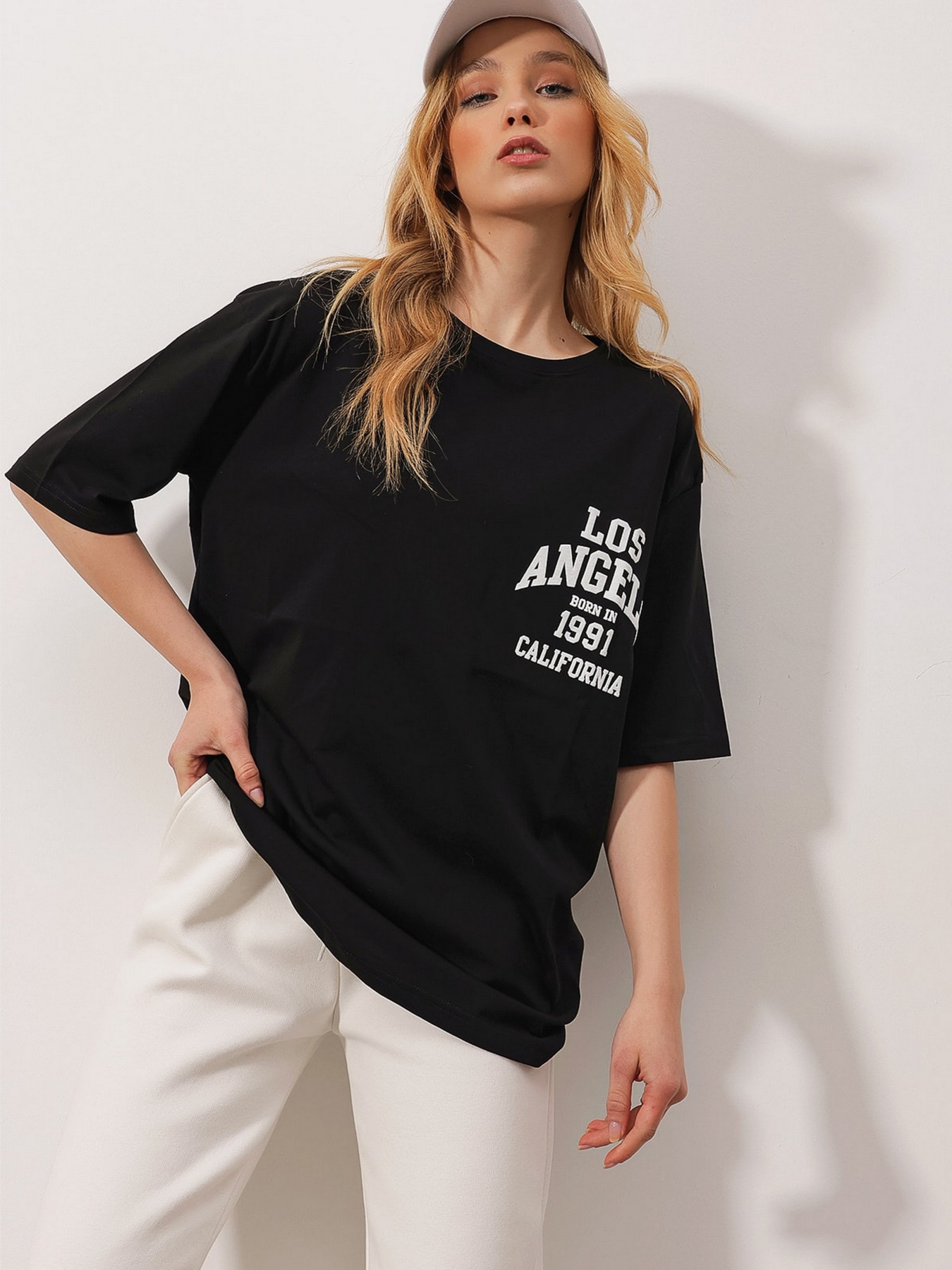 Футболка Trend Alacati Stili модель ALC-X9560/SIYAH Фото