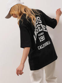 Футболка Trend Alacati Stili модель ALC-X9560/SIYAH Фото