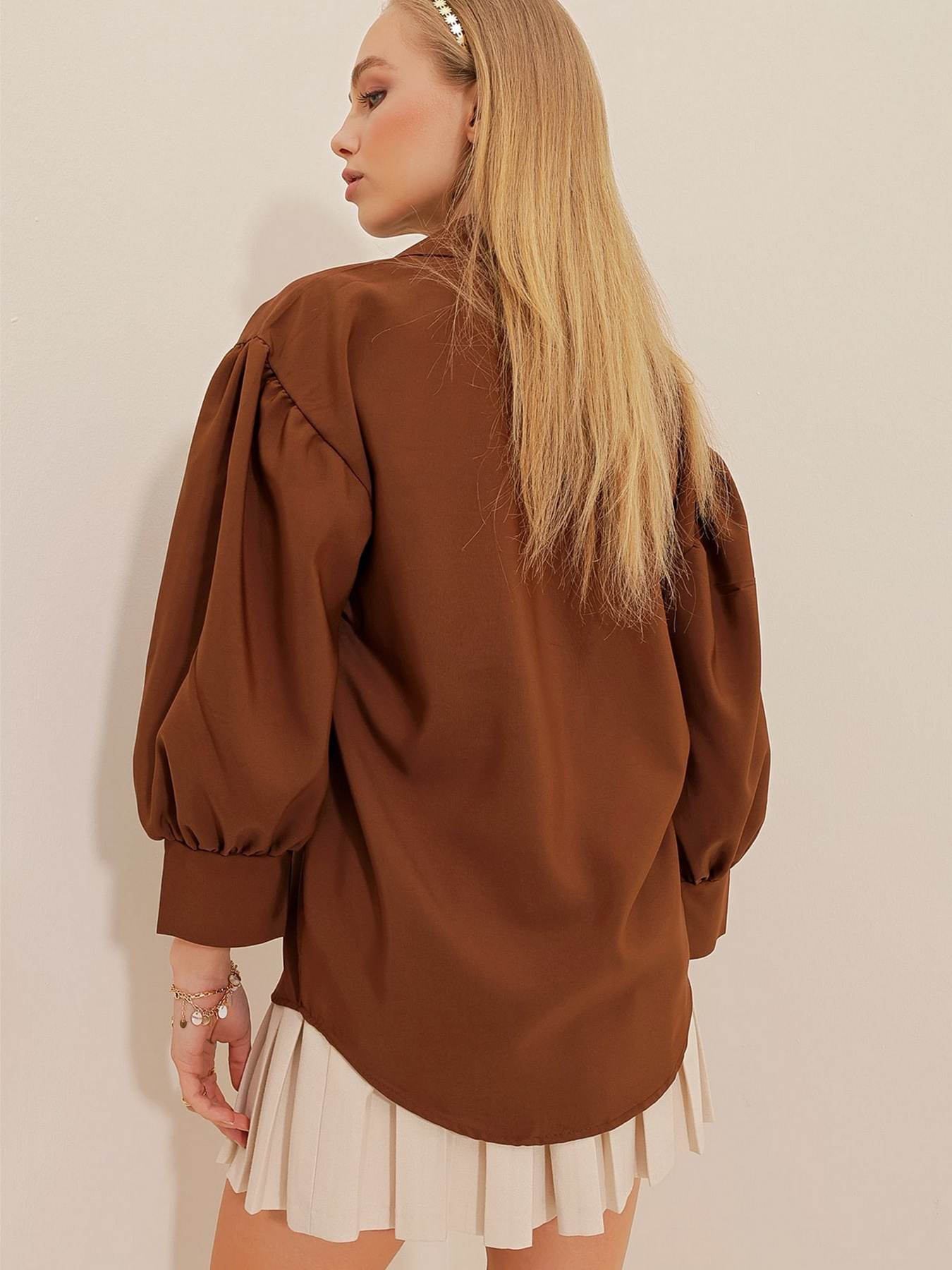 Блуза Trend Alacati Stili модель ALC-X9654/KAHVERENGI Фото