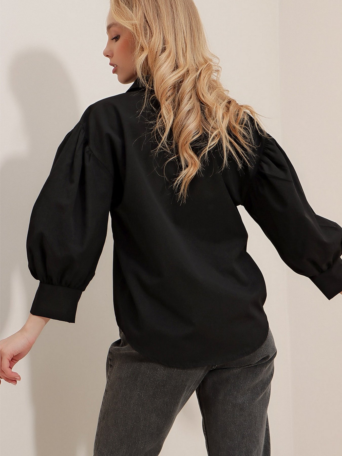 Блуза Trend Alacati Stili модель ALC-X9654/SIYAH Блуза Trend Alacati Stili модель ALC-X9654/SIYAH Фото