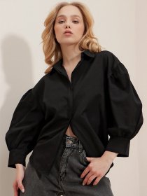 Блуза Trend Alacati Stili модель ALC-X9654/SIYAH Блуза Trend Alacati Stili модель ALC-X9654/SIYAH Фото