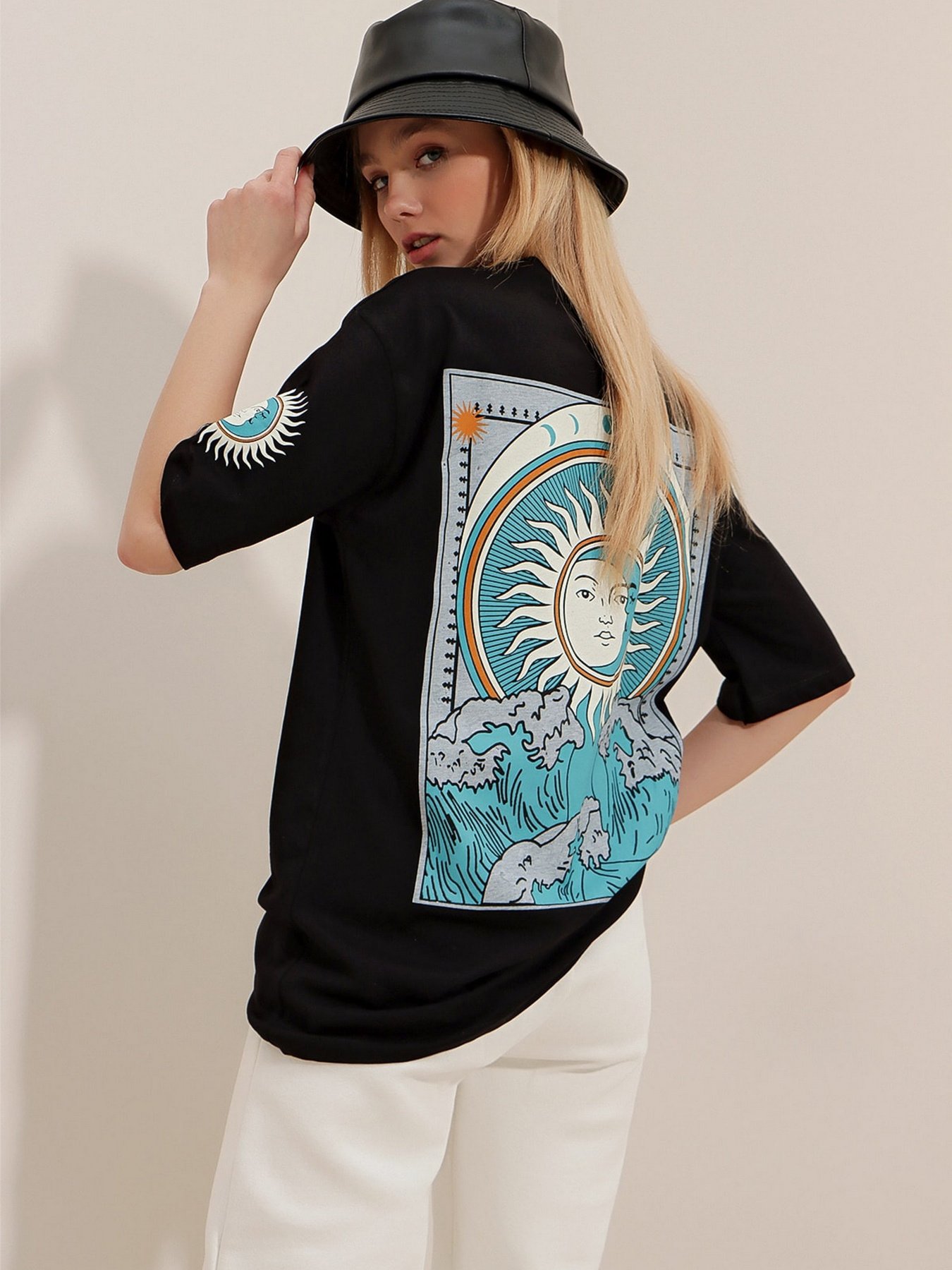 Футболка Trend Alacati Stili модель ALC-X9656/SIYAH Фото