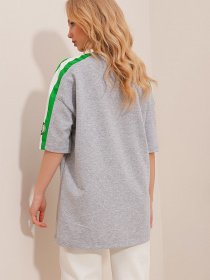 Футболка Trend Alacati Stili модель ALC-X9729/GRI Фото