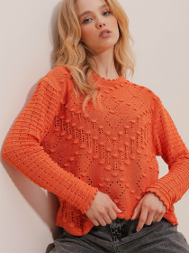 Джемпер Trend Alacati Stili модель ALC-X9755/TURUNCU Фото