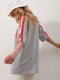 Футболка Trend Alacati Stili модель ALC-X9788/GRI Фото