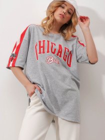 Футболка Trend Alacati Stili модель ALC-X9788/GRI Фото