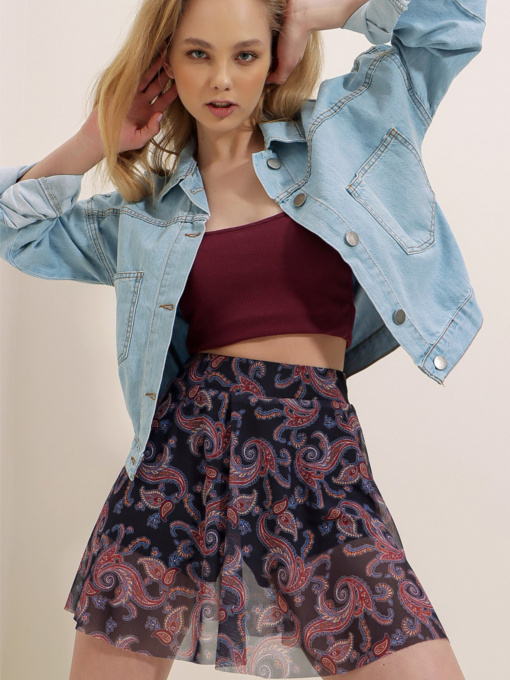 Джинсова куртка Trend Alacati Stili Модель ALC-X3631-RV/Buz Mavi Фото