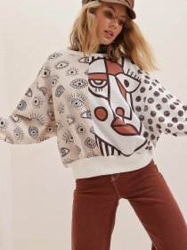 Світшот Trend Alacati Stili модель MDA-1045/BEJ Фото