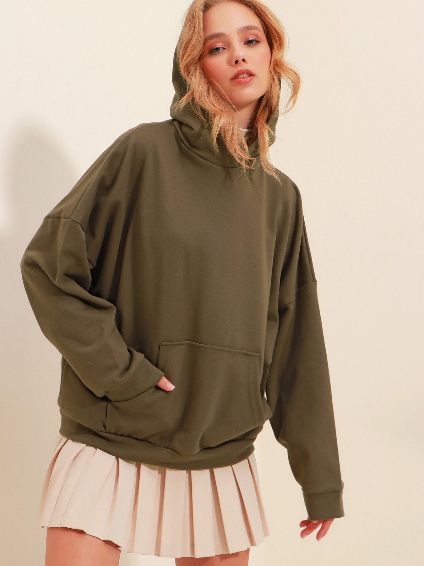 Худі Trend Alacati Stili Модель ALC-531-009/HAKi Фото