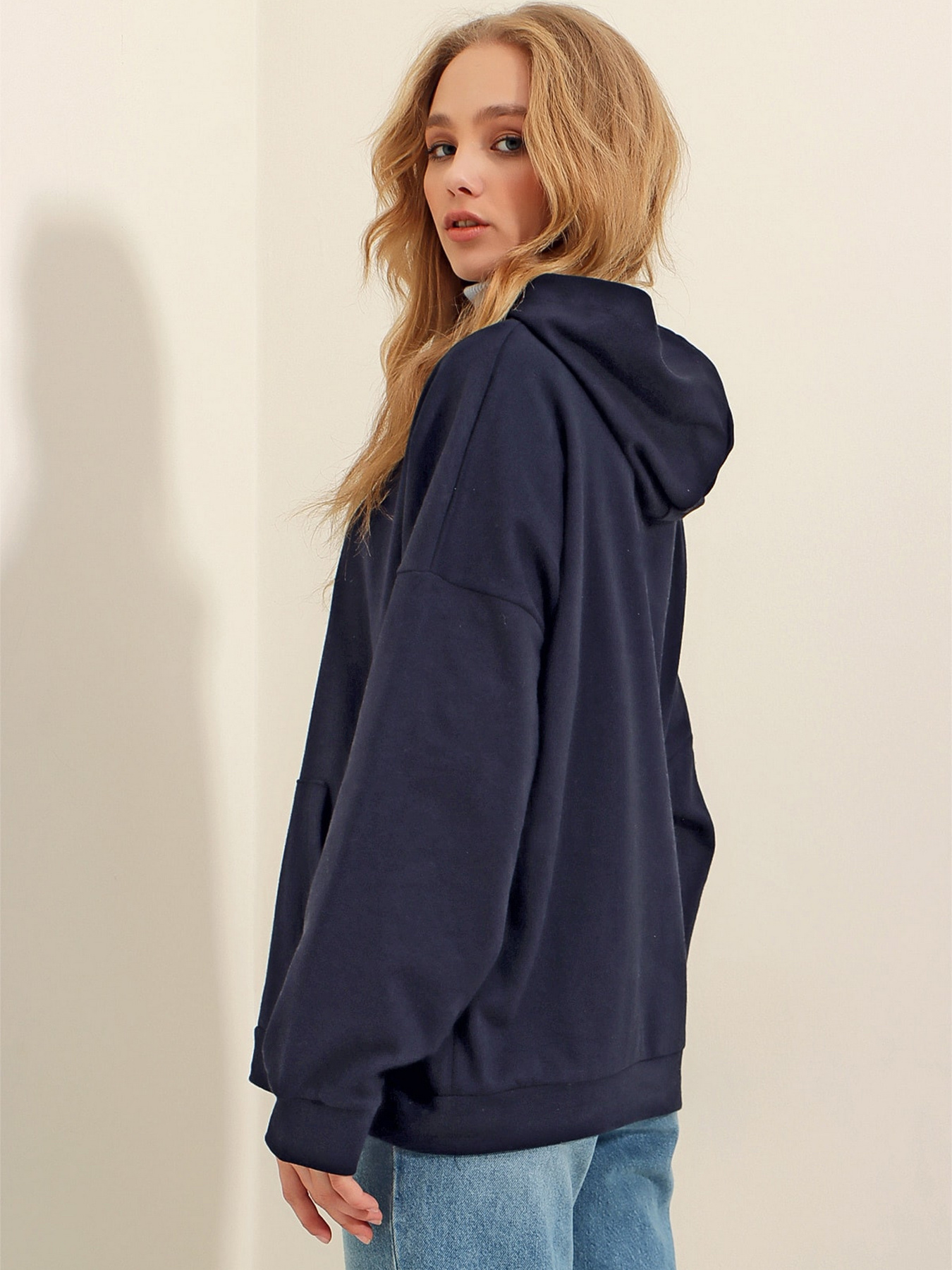 Худі Trend Alacati Stili Модель ALC-531-009/LACiVERT Фото