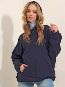 Худі Trend Alacati Stili Модель ALC-531-009/LACiVERT Фото