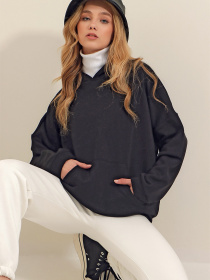 Худі Trend Alacati Stili Модель ALC-531-009/SiYAH Фото